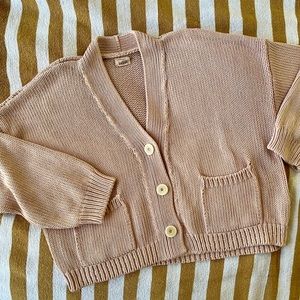Babaa no 22 cardigan strawberry shake